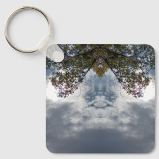 97Z Unique Colourful Abstract Nature Keychain