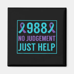 988 Day - September 8 - Suicide Prevention Awarene Magnet