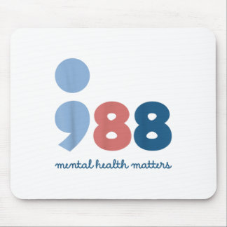 988 Mental Health S Suicide Prevention Awareness  Mouse Pad