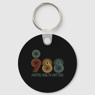988 Semicolon Mental Health S Keychain