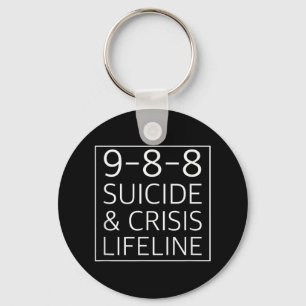 988 Shirt - Suicide Awareness Crisis Lifeline 988 Keychain