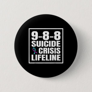 988 Suicide And Crisis Lifeline Suicide Prevention 2 Inch Round Button