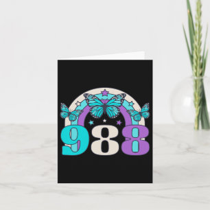 988 Suicide Prevention Awareness Mental Health Ret Card