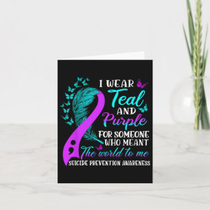 988 Suicide Prevention Awareness Semi-colon Mental Card