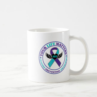988 Suicide Prevention Awareness Semi-colon Mental Coffee Mug