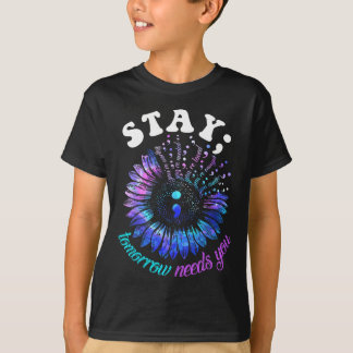 988 Suicide Prevention Stay Tomorrow Needs You Men T-Shirt