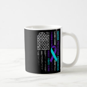 988suicide Prevention Awareness Usa Flag Nobody Fi Coffee Mug