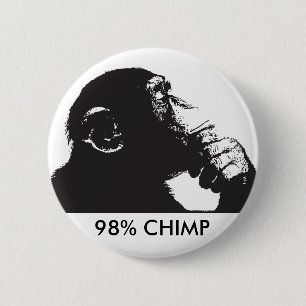 98% CHIMP 2 INCH ROUND BUTTON