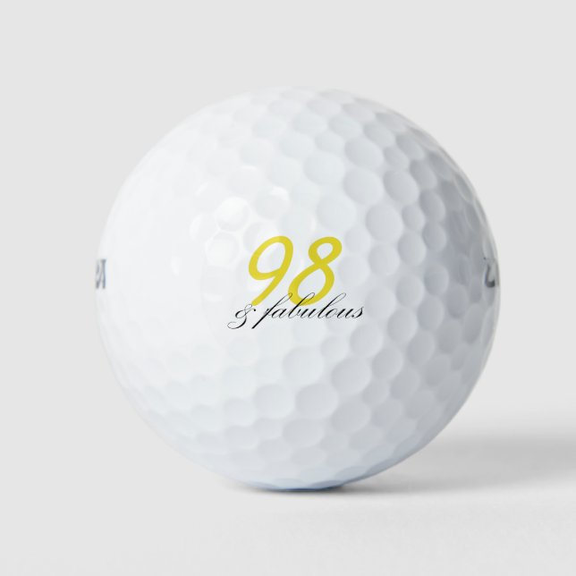 98 & Fabulous Golf Balls (Front)