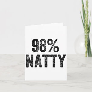 98 Percent Natty Gym Weightlifter Bodybuilder Card