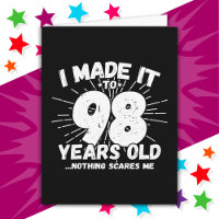 98 Year Old Sarcastic Meme Funny 98th Birthday