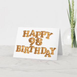 98th Birthday card for a cookie lover