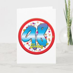 98th Birthday Today Card