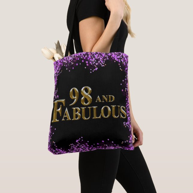 98th Birthday  Tote Bag (Close Up)