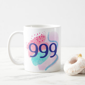 999 Angel Number Spiritual Rebirth Manifestation Coffee Mug