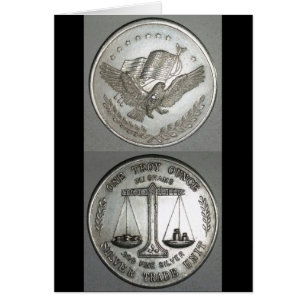 .999 One Troy Ounce Silver Front and Back