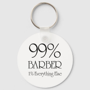 99% Barber Keychain