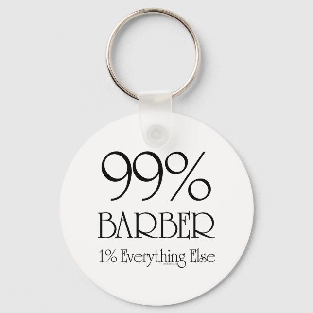 99% Barber Keychain (Front)