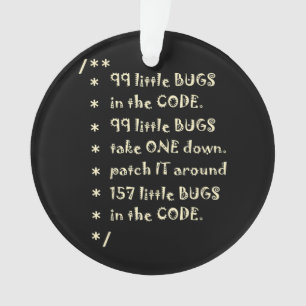99 Bugs Dans Le Logiciel Code Drôle Ingénieur Test