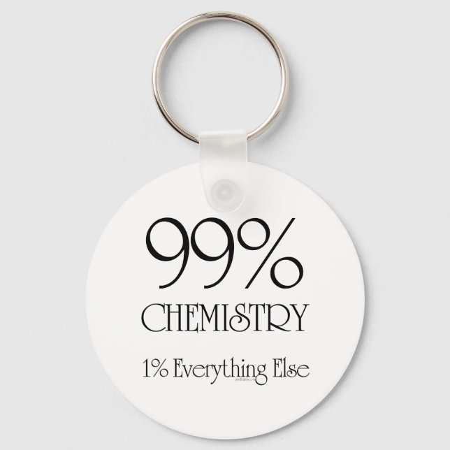 99% Chemistry Keychain (Front)
