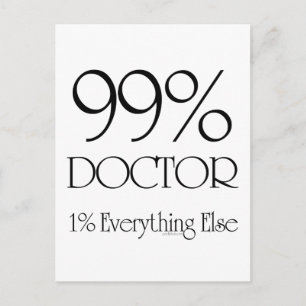 99% Doctor Postcard