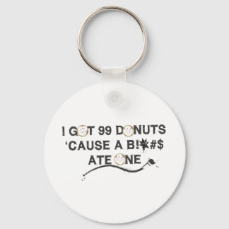 99 Doughnuts Keychain