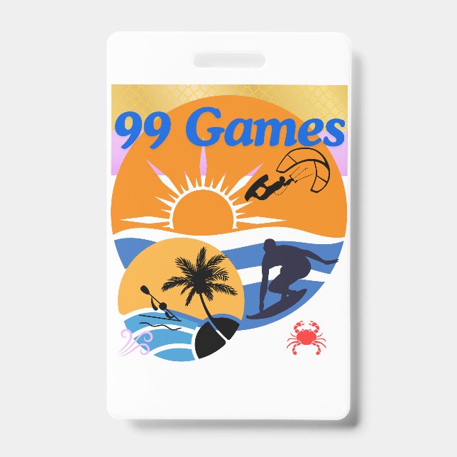 99 Games Of Summer Badge (Front)
