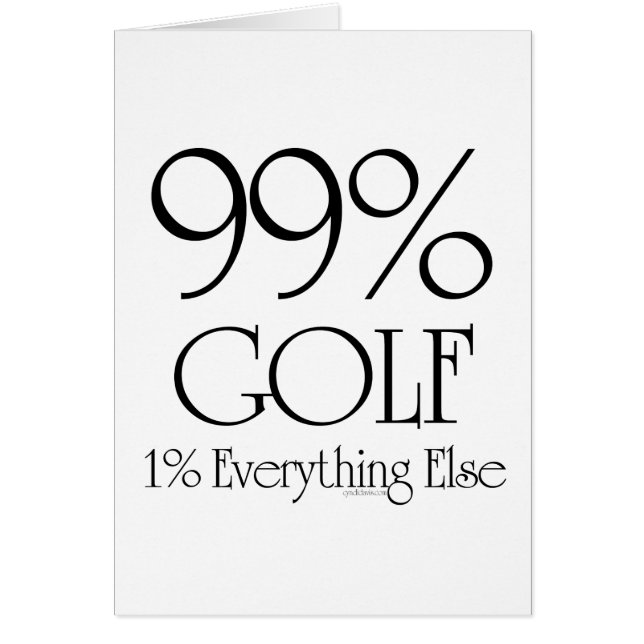 99% Golf (Front)