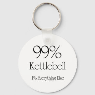 99% Kettlebell Keychain
