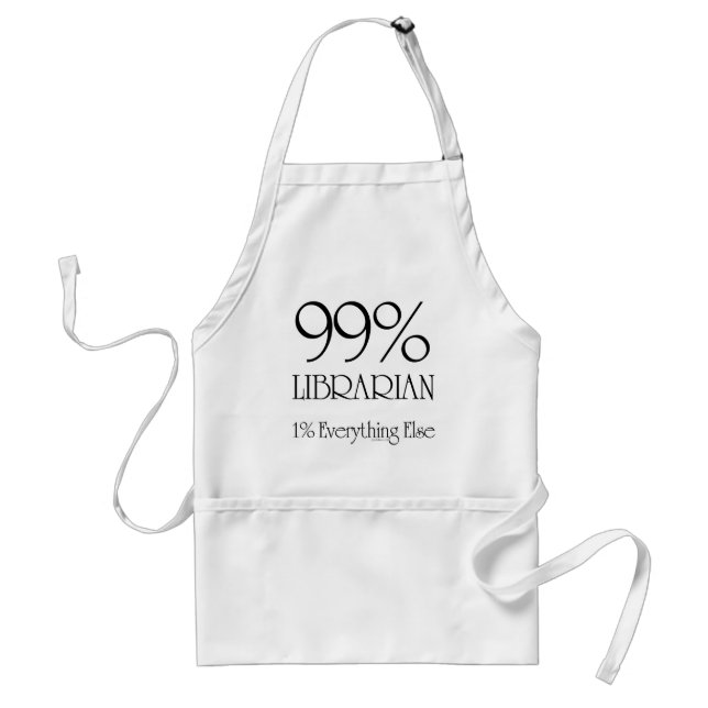 99% Librarian Standard Apron (Front)