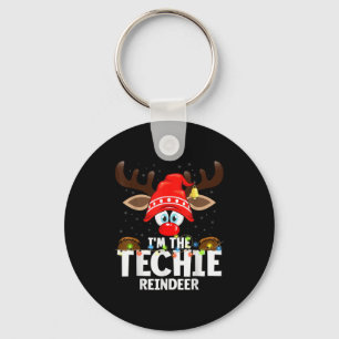 99 Matching Christmas Reindeer - I'm The Techie - Keychain