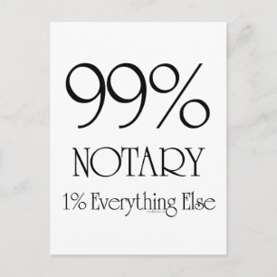 99% Notary Postcard
