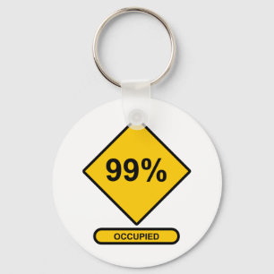99% Occupied Keychain