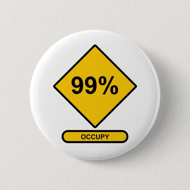 99% Occupy 2 Inch Round Button (Front)
