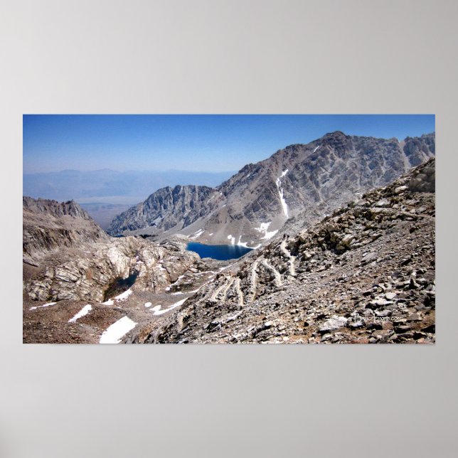 99 or 97 Switchbacks to Mt Whitney 3 Poster (Front)