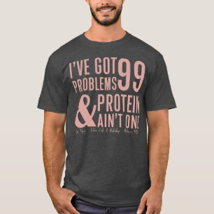 99 Problems Coral Print T-Shirt
