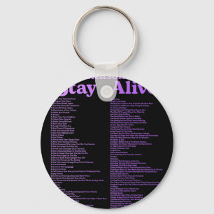 99 Reasons To Stay Alive Mental Health Cute Positi Keychain