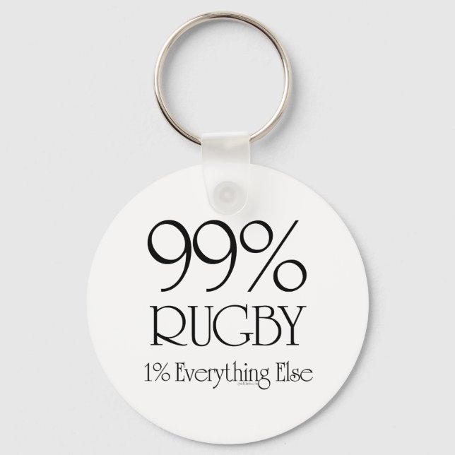 99% Rugby Keychain (Front)