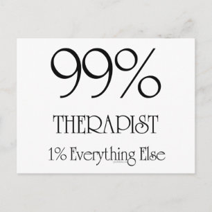 99% Therapist Postcard