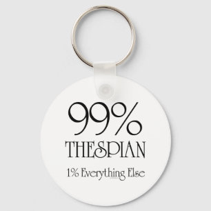 99% Thespian Keychain