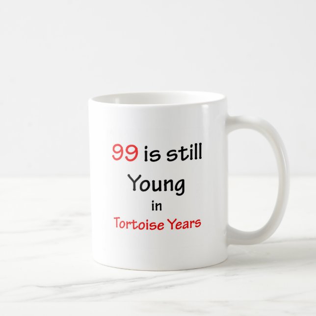 99 Tortoise Years Coffee Mug (Right)