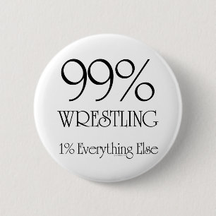 99% Wrestling 2 Inch Round Button