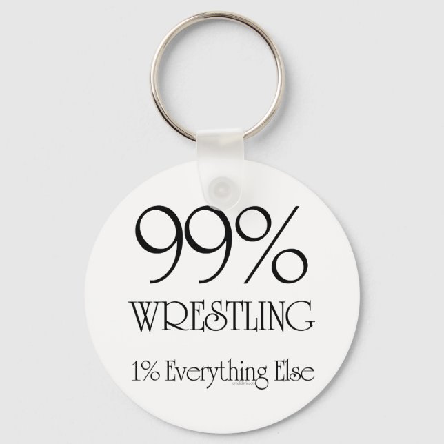 99% Wrestling Keychain (Front)