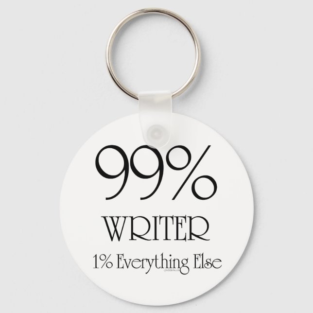 99% Writer Keychain (Front)