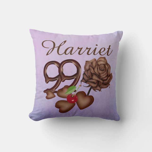 99th birthday Harriet pillows (Front)