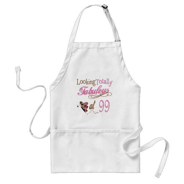 99th birthday standard apron (Front)