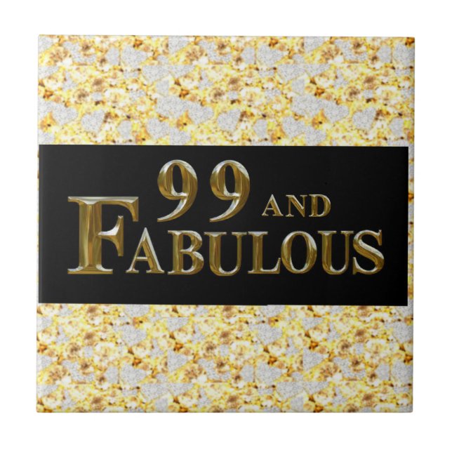 99th Birthday  Tile (Front)