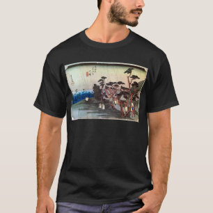 9. 大磯宿, 広重 Ōiso-juku, Hiroshige, Ukiyo-e T-Shirt
