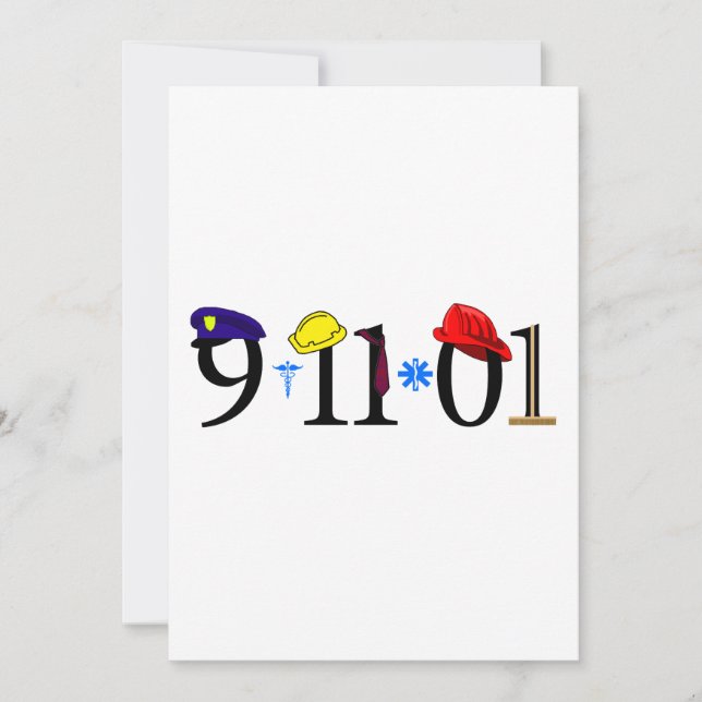 9-11-01 - Remember Invitation (Front)