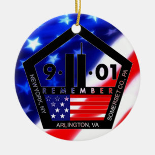9-11 10th Anniversary Commemorative Ceramic Ornament
